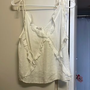 Free people tank top - white size small
